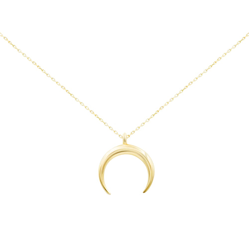 Gold Horn Choker Necklace