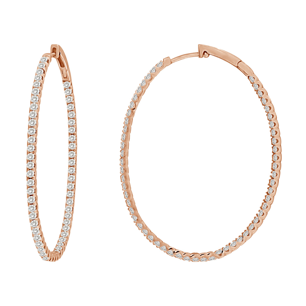 Diamond Eternity Hoops