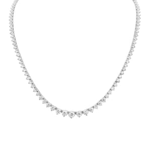 Collar de tenis de diamantes Hepburn Riviera