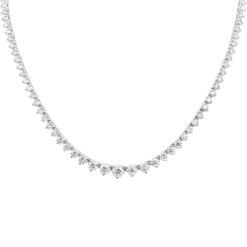 Hepburn Riviera Diamond Tennis Necklace
