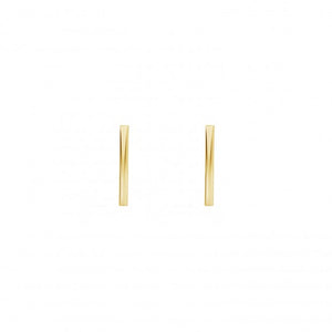 DROP ME A LINE EARRINGS, GOLD