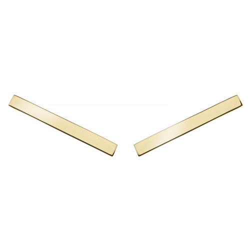 PENDIENTES DROP ME A LINE, ORO
