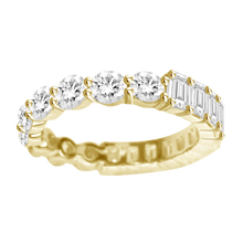 50/50 Eternity Diamond Ring