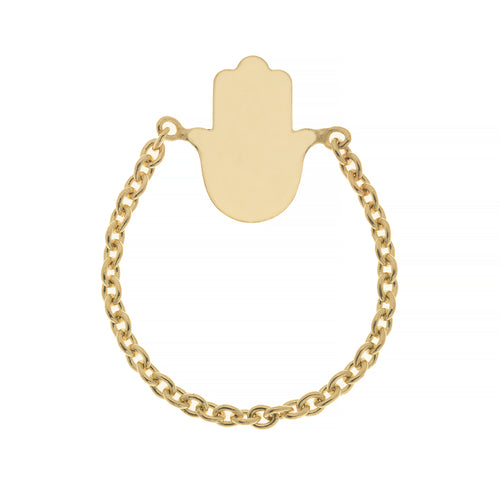 HAMSA CHAIN RING, GOLD ONLINE EXCLUSIVE