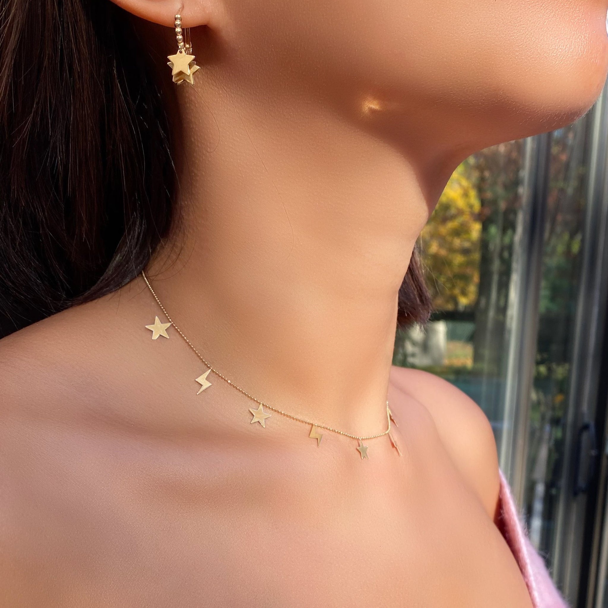 Midnight Mood Necklace Talia Naomi Jewellery