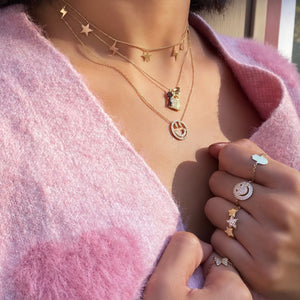VUELO CONMIGO ANILLO DE CADENA, ORO EXCLUSIVO ONLINE