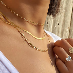 Collar de cadena de espiga