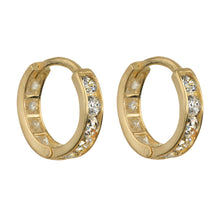 PENDIENTES PAVÉ ETERNITY, ORO