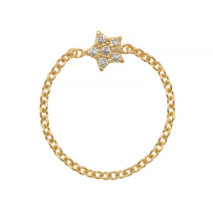 WISH UPON A STAR CHAIN RING, GOLD ONLINE EXCLUSIVE