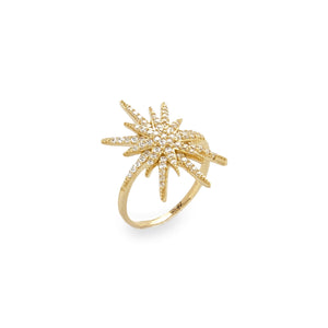 SUPERNOVA RING, GOLD ONLINE EXCLUSIVE
