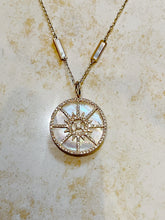 Supernova Mother Of Pearl & Diamond Pendant