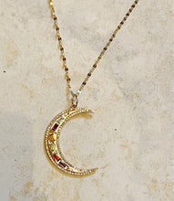 Moonshine Pendant, Diamond & Precious Stones