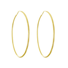 Skinny Gold Hoop Earrings Small